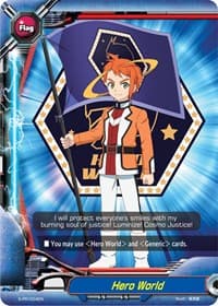Hero World - S-PR/024EN (Mamoru Sekai) - S-Promo Cards - Future Card BuddyFight card
