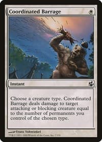 Coordinated Barrage - Morningtide - Magic: The Gathering card