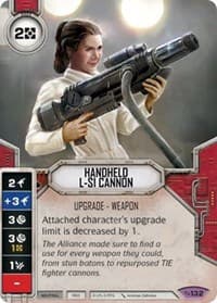 Handheld L-S1 Cannon (Card Only) - Across the Galaxy - Star Wars: Destiny card