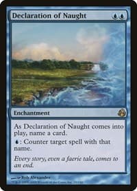 Declaration of Naught - Morningtide - Magic: The Gathering card