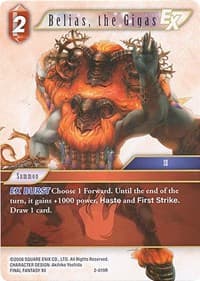 Belias, the Gigas EX - 2-019R - Deck Exclusive Cards - Final Fantasy TCG card