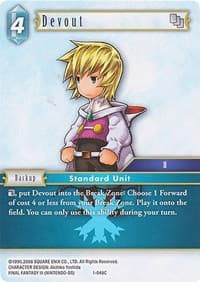 Devout (Ingus) - 1-048C - Deck Exclusive Cards - Final Fantasy TCG card