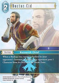 Doctor Cid - 2-041H - Deck Exclusive Cards - Final Fantasy TCG card