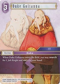 Duke Goltanna - 1-134R - Deck Exclusive Cards - Final Fantasy TCG card