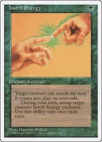 Instill Energy - Fourth Edition - Magic: The Gathering card