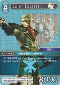 Qator Bashtar EX - 3-027R - Deck Exclusive Cards - Final Fantasy TCG card