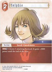 Selphie - 2-009R - Deck Exclusive Cards - Final Fantasy TCG card
