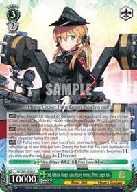 3rd Admiral Hipper-class Heavy Cruiser, Prinz Eugen Kai - KanColle: Arrival! Reinforcement Fleets from Europe! - Weiss Schwarz card