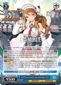 2nd Vittorio Veneto-class Battleship, Italia - KanColle: Arrival! Reinforcement Fleets from Europe! - Weiss Schwarz card
