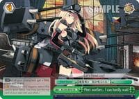 Fleet warfare... I can hardly wait! - KanColle: Arrival! Reinforcement Fleets from Europe! - Weiss Schwarz card