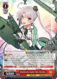 Akitsushima-class Seaplane Tender, Akitsushima - KanColle: Arrival! Reinforcement Fleets from Europe! - Weiss Schwarz card