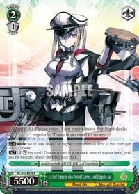 1st Graf Zeppelin-class Aircraft Carrier, Graf Zeppelin Kai - KanColle: Arrival! Reinforcement Fleets from Europe! - Weiss Schwarz card