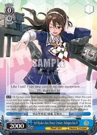 3rd Myoko-class Heavy Cruiser, Asahigara Kai-II - KanColle: Arrival! Reinforcement Fleets from Europe! - Weiss Schwarz card