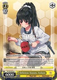 Delicious Season, Isokaze - KanColle: Arrival! Reinforcement Fleets from Europe! - Weiss Schwarz card