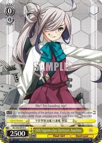 16th Yugumo-class Destroyer, Asashimo - KanColle: Arrival! Reinforcement Fleets from Europe! - Weiss Schwarz card