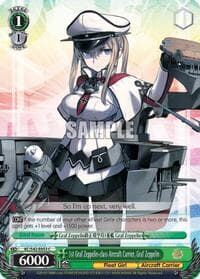 1st Graf Zeppelin-class Aircraft Carrier, Graf Zeppelin - KanColle: Arrival! Reinforcement Fleets from Europe! - Weiss Schwarz card