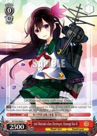 2nd Mutsuki-class Destroyer, Kisaragi Kai-II - KanColle: Arrival! Reinforcement Fleets from Europe! - Weiss Schwarz card