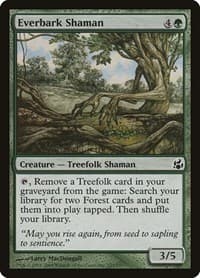 Everbark Shaman - Morningtide - Magic: The Gathering card