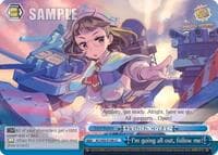I'm going all out, follow me! - KanColle: Arrival! Reinforcement Fleets from Europe! - Weiss Schwarz card