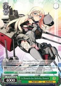 1st Bismarck-class Battleship, Bismarck (SR) - KanColle: Arrival! Reinforcement Fleets from Europe! - Weiss Schwarz card