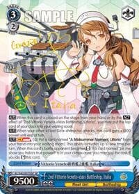 2nd Vittorio Veneto-class Battleship, Italia (SP) - KanColle: Arrival! Reinforcement Fleets from Europe! - Weiss Schwarz card
