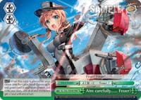 Aim carefully...... Feuer! (RRR) - KanColle: Arrival! Reinforcement Fleets from Europe! - Weiss Schwarz card