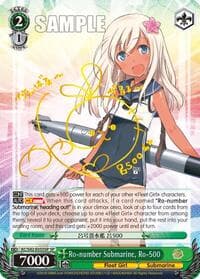 Ro-number Submarine, Ro-500 (SP) - KanColle: Arrival! Reinforcement Fleets from Europe! - Weiss Schwarz card