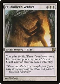 Feudkiller's Verdict - Morningtide - Magic: The Gathering card