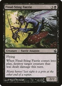 Final-Sting Faerie - Morningtide - Magic: The Gathering card