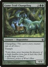 Game-Trail Changeling - Morningtide - Magic: The Gathering card