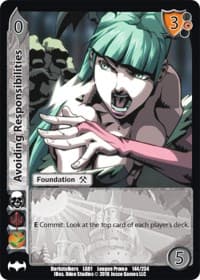 Avoiding Responsibilities - Capcom Casual League Kit - UniVersus card