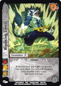 Breaking Limits - Capcom Casual League Kit - UniVersus card
