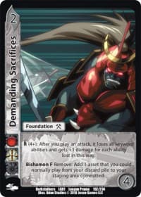 Demanding Sacrifices - Capcom Casual League Kit - UniVersus card
