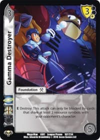 Gamma Destroyer - Capcom Casual League Kit - UniVersus card