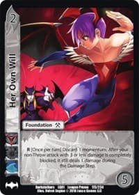 Her Own Will - Capcom Casual League Kit - UniVersus card