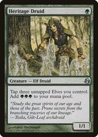 Heritage Druid - Morningtide - Magic: The Gathering card