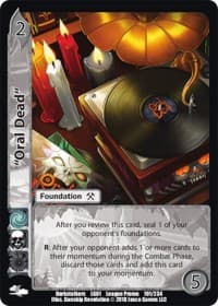 “Oral Dead“ - Capcom Casual League Kit - UniVersus card