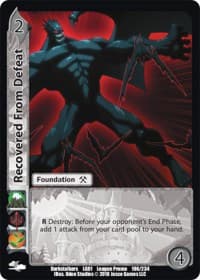 Recovered From Defeat - Capcom Casual League Kit - UniVersus card