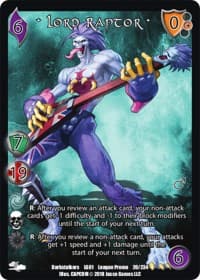 Lord Raptor* - Capcom Casual League Kit - UniVersus card