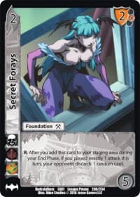 Secret Forays - Capcom Casual League Kit - UniVersus card
