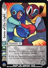 Sons of Dr. Light - Capcom Casual League Kit - UniVersus card