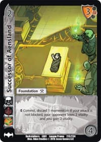 Successor of Aensland - Capcom Casual League Kit - UniVersus card