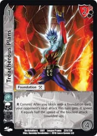 Treacherous Plans - Capcom Casual League Kit - UniVersus card