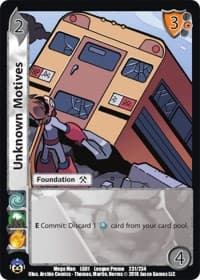 Unknown Motives - Capcom Casual League Kit - UniVersus card