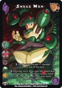 Snake Man* - Capcom Casual League Kit - UniVersus card