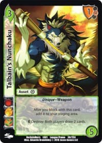 Talbain's Nunchaku - Capcom Casual League Kit - UniVersus card