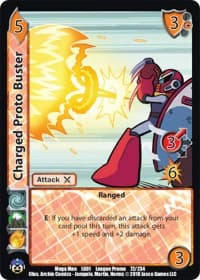 Charged Proto Buster - Capcom Casual League Kit - UniVersus card