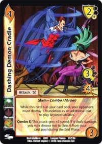 Dashing Demon Cradle - Capcom Casual League Kit - UniVersus card