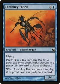 Latchkey Faerie - Morningtide - Magic: The Gathering card