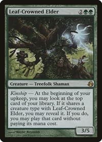Leaf-Crowned Elder - Morningtide - Magic: The Gathering card